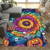 1 Stück Halloween-Design-Teppich rutschfester Teppich Heimdekoration Geschenk Wohnzimmer Schlafzimmer