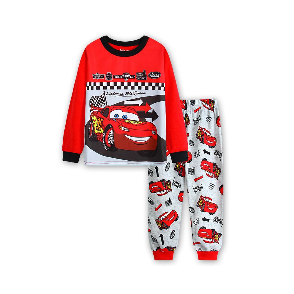 Lente Herfst Kinderkleding Sets Jongens 95 Auto's McQueen Cartoon Nachtkleding Kleding