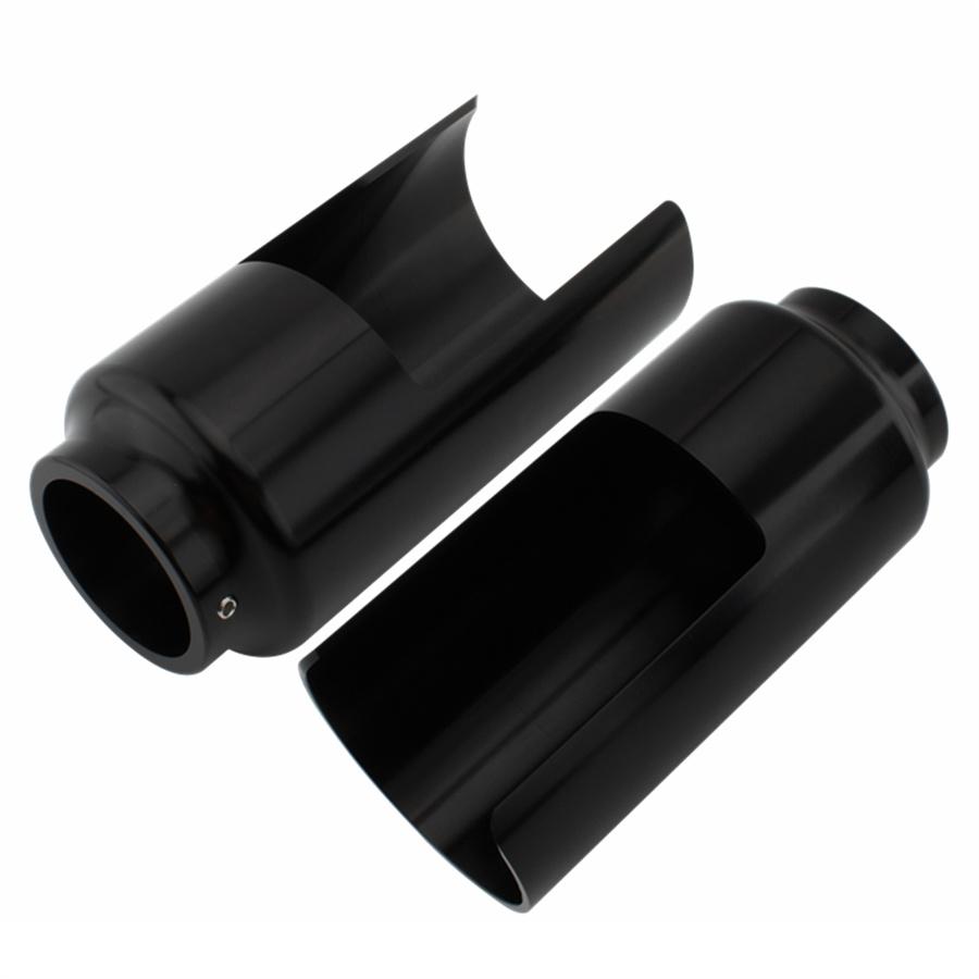 6 Pièces Cache-Poussière de Fourche Noir Kit Bouchon de Tube Pour Softail Breakout FXBR FXBRS 18-21