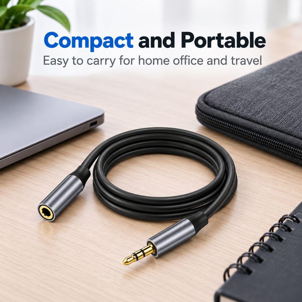 Straight Plug 3.5mm Audio Extension Cable Male To Female AUX Extension Cable  Laptop Audio