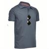 Camiseta táctica militar para deportes al aire libre, camisa de manga corta con solapa de secado rápido, camiseta de entrenamiento de senderismo para verano, ropa informal para hombre