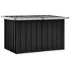 Garden Storage Box Anthracite Grey 109 X 67 X 65 Cm