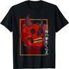 Japanese Demon Art Face Skull Shirt Oni Harajuku T-Shirt(2)