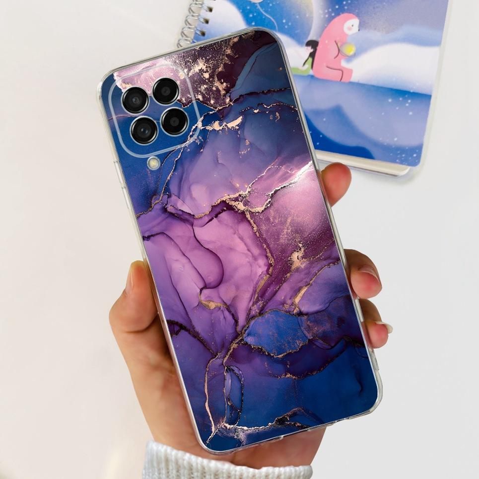 For Cover Samsung M52 5G M54 5G Case Samsung GalaxY M21 Back Cover Halloween Skull 2024 Fashion Pattern Bumper Galaxy M52 M54