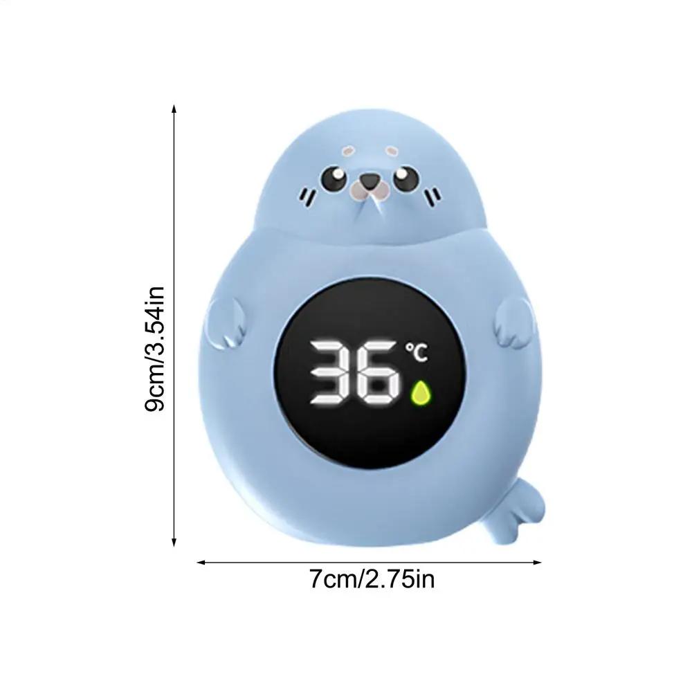 Thermomètre de bain pour bébé Moniteur de température de baignoire Résistant à l'eau chaude et froide Moniteur d'avertissement de température Capteur amélioré Affichage LED