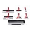 Putty Scraper Set Stainless Steel Hand Scraper 14 Inch Mud Pan for Drywall Repairing Finishing
