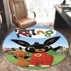 Bing Bunny,Bing Character Chair Mat Round Rug Office Carpet, Non Slip, Suitable for Living Rooms, Bedrooms Decor.1205593a