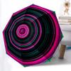 1pc Vortex Pattern Automatic Open/Close Folding Umbrella - Compact 8-Rib Design, Daily Use, Perfect Gift for Friends & Family Yy251124201