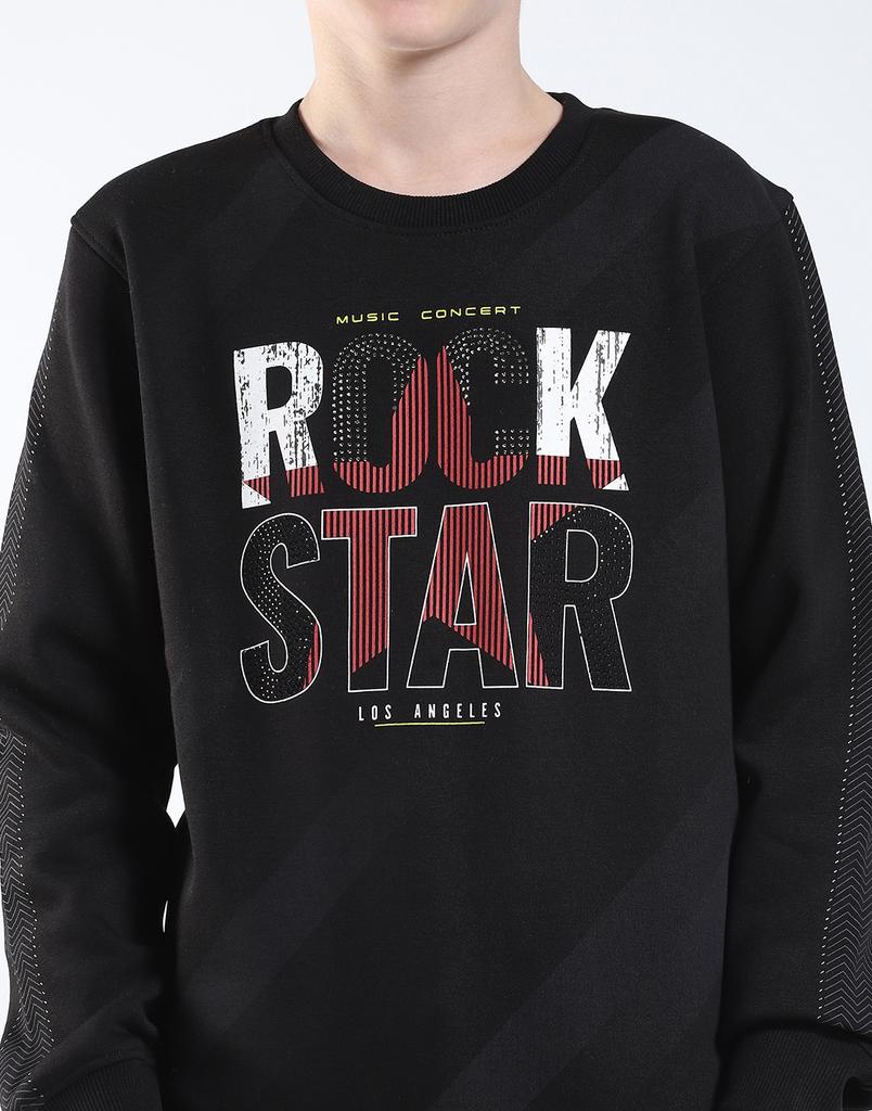 MONTE CARLO Sweatshirt à col rond et manches longues pour garçon