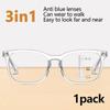 1pc VOPHA Progressive Multifocal Glasses (3-in-1) – Blue Light Blocking Near/Far Use +1.0 To +3.0