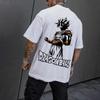 Sun Wukong Dragon Ball Super Knappe Cartoon Mannen en Vrouwen Animatie Persoonlijkheid T-Shirt Katoen Pure Print Korte Mouw
