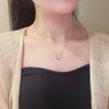 Layered Butterfly Pendant Necklace Fashion Stainless Steel Choker Tarnish Free Necklace  Evening