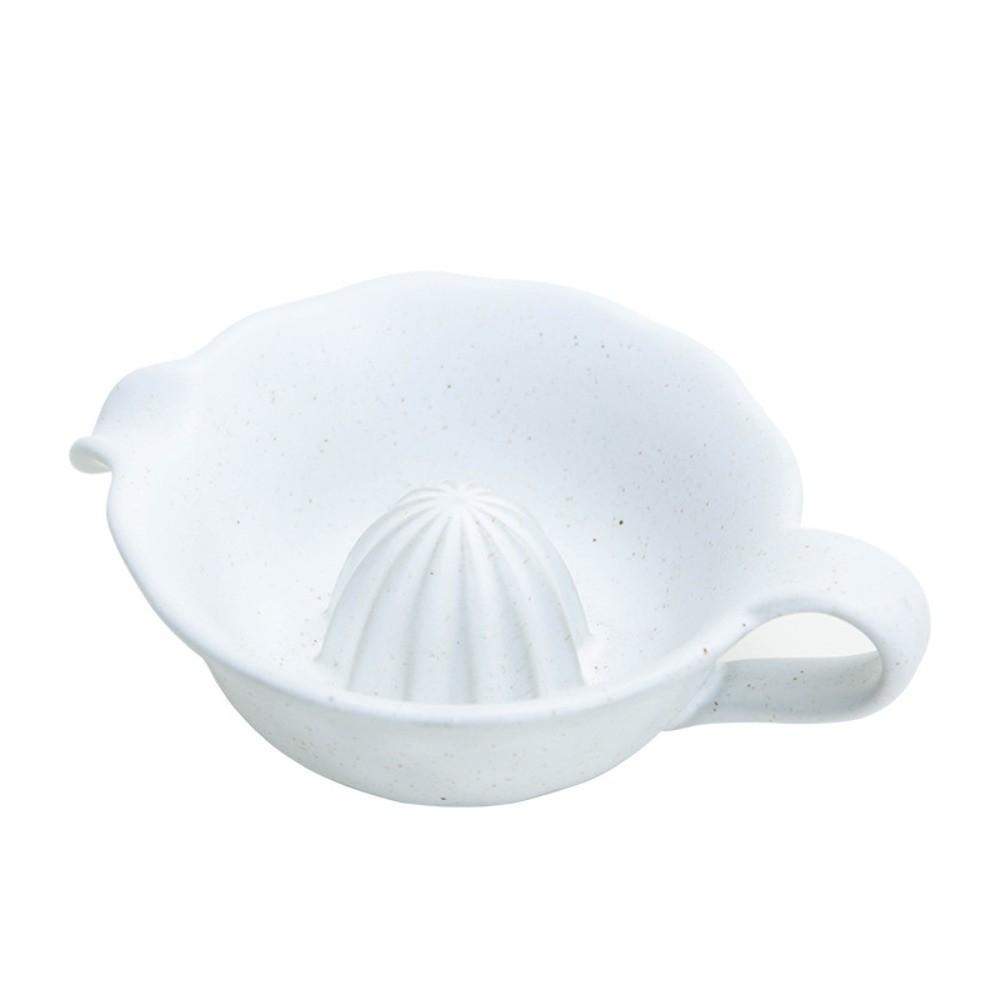 Easy-Rinse Lemon Squeezer Ceramic Citrus Reamer Bowl Multifunctional Citrus Juicer Counter