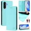 Luksus Læderetui Til Samsung Galaxy A56 A26 A36 A16 A06 A51 A71 A50 A55 A40 RFID Blokerende Kortplads Magnetisk Tiltrækning Stand Stødsikkert Flip Cover