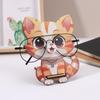 3D Animal Glasses Frame Hand-carved Eyeglass Rack Unique Eyeglass Holder  Office Desk