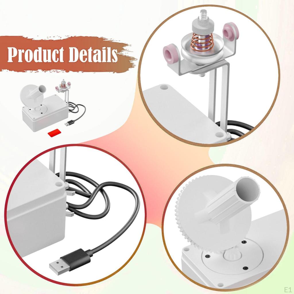 Electric Yarn Winder Automatic Ball for Crocheting Knitting Weaving Roller