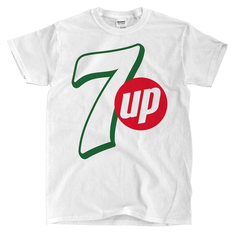 7 UP VINTAGE LOGOBiele tričko Unisex tričko