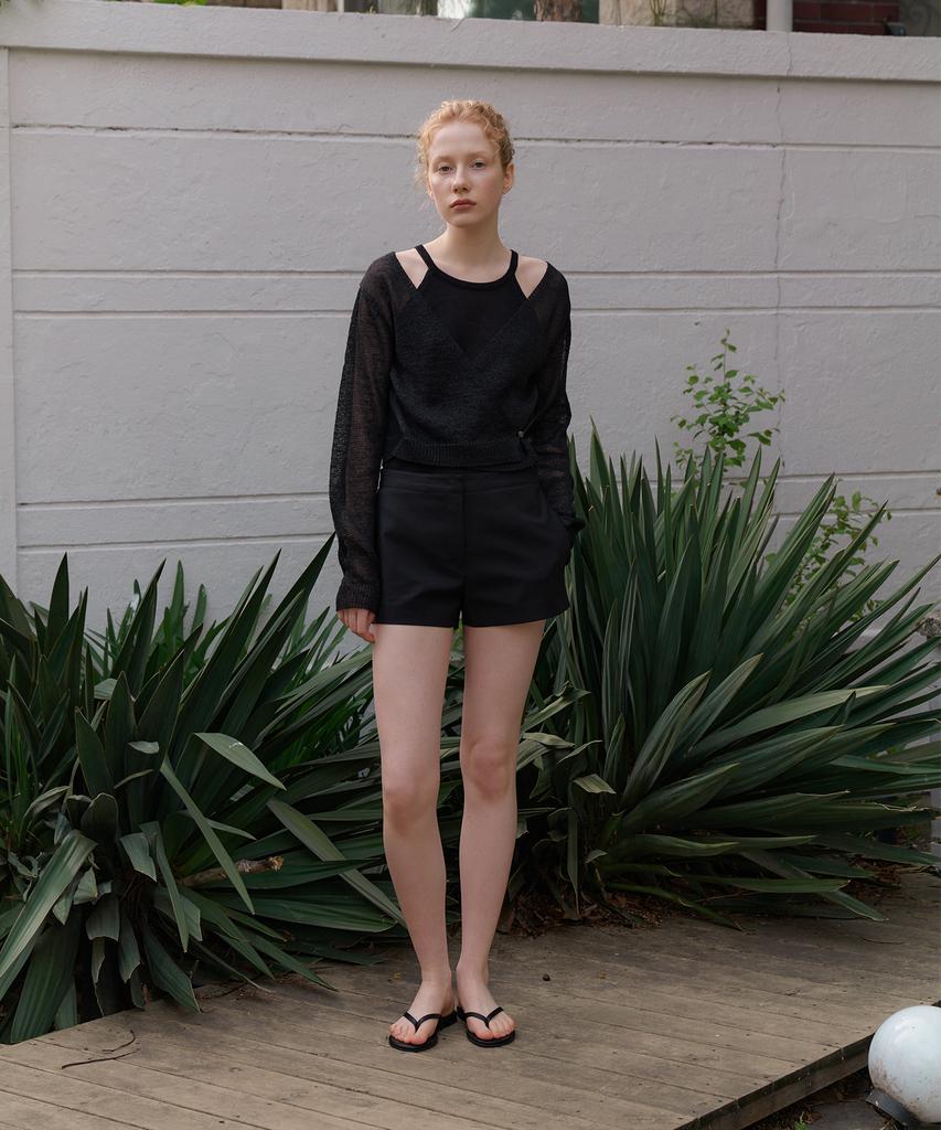 AUTHENTI Solid Shorts_Black