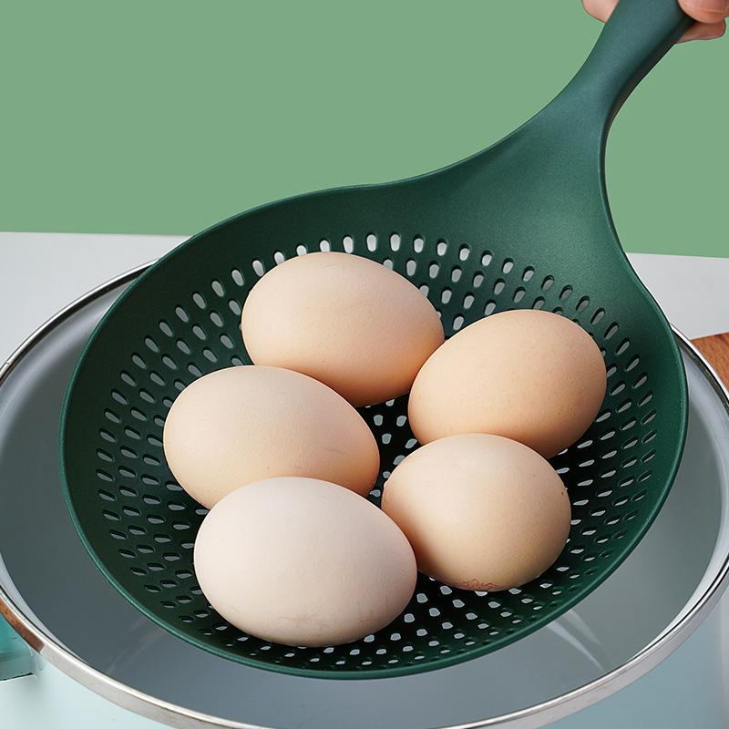 High Temperature Resistant Large Colander, Kitchen Scoop Noodle Strainer Anti-Scald Vegetable Skimmer