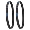 150XL037 Black Rubber Gear Drive Belt with 75 Teeth for Silent
