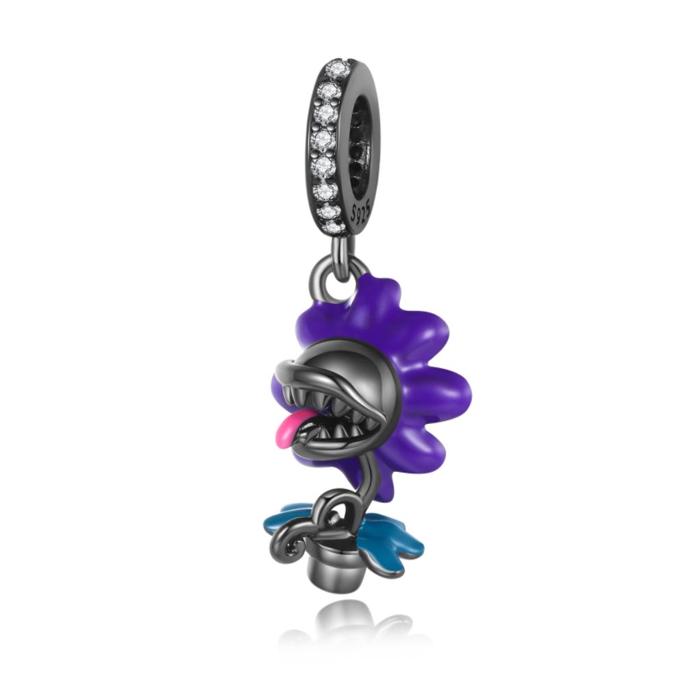 925 Silver Pumpkin Head Beads & Flying Witch Dangle Charm Fits Bracelet Halloween Pendant Accessories Gifts