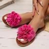 Women Slippers Floral Daily Sandals Women Bottom Open Toe Wedge Slippers Summer Outdoor Shoes Plus Size Slides Women