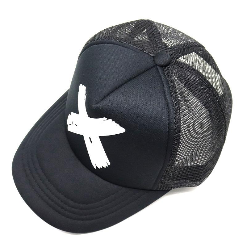 Summer X Letter Mesh Cap Couple Hip Hop With Mesh Baseball Cap Outdoor Mesh Breathable Cap
