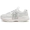 MLB Big Ball Chunky Fabric Synthetic Leather Vintage Wear-Resistant Lightweight Increased Height Low-Top Dad Shoes Unisex Sneaker 3ASHC312N-50IVL
