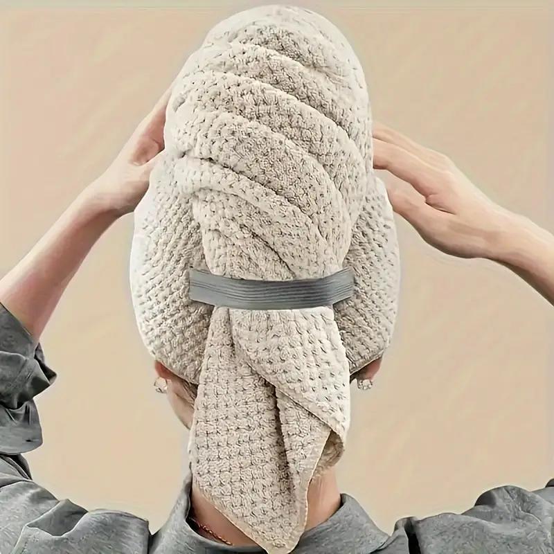 1PCS Shower Cap Magic Microfiber Hair Quick Drying Dryer Towel Bath Wrap Cap Quick Hat Turban Dry Shower Cap Hair Bonnet