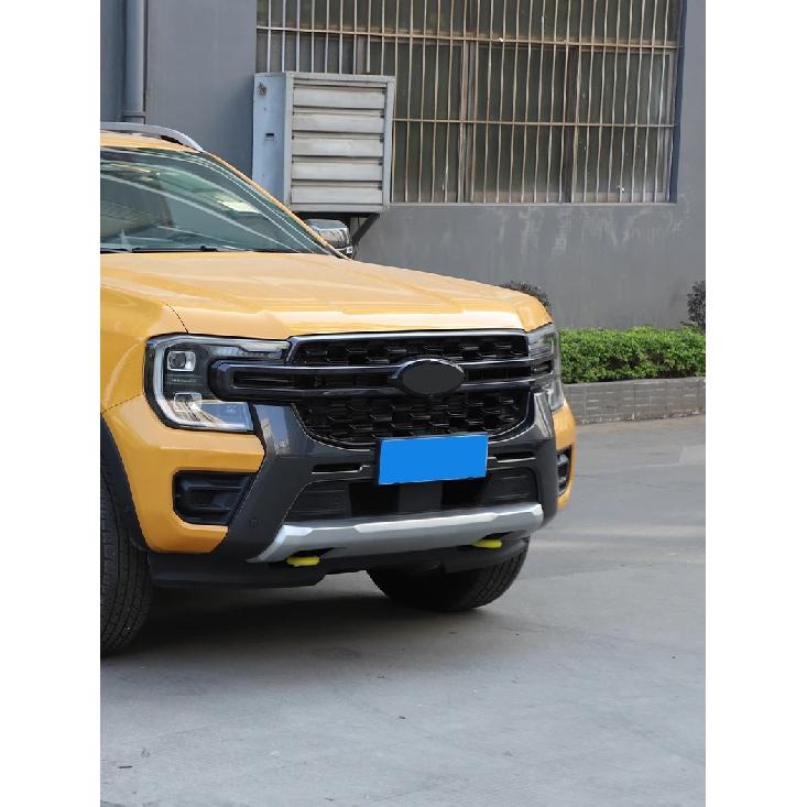 For Ford Ranger Ranger T9 2023-2026 TPE Black/orange/yellow Car Front Tow Hitch Protective Cover Tow Hitch Trim Car Accessories