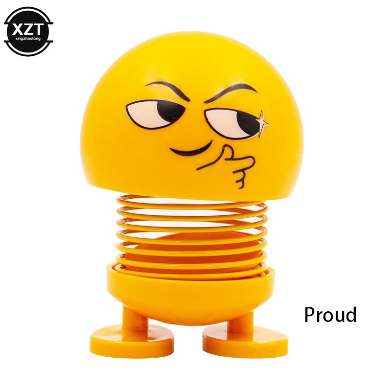 Car Interior Accessories Sticker Funny Shaking Head Doll Small Ornaments Lovely Doll Creative Car Toys Car Body Decoration