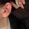 2023 Trendiger minimalistischer Quasten-Ohrklemmen für Frauen, ohne Piercing, teefarbene Ohrclips