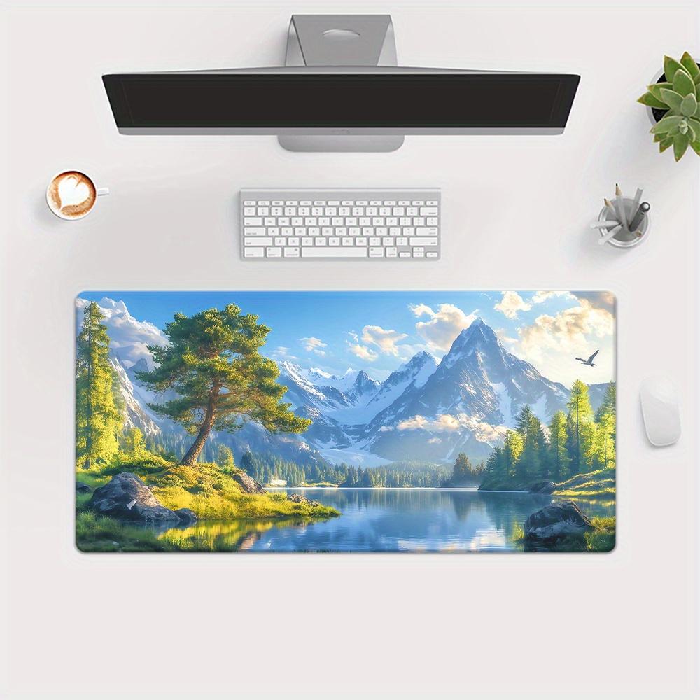 Large Gaming Desk Mat Mouse Pad Cloth Surface Non Slip Rubber Base Mousepad for PC Laptop Keyboard Home Desk