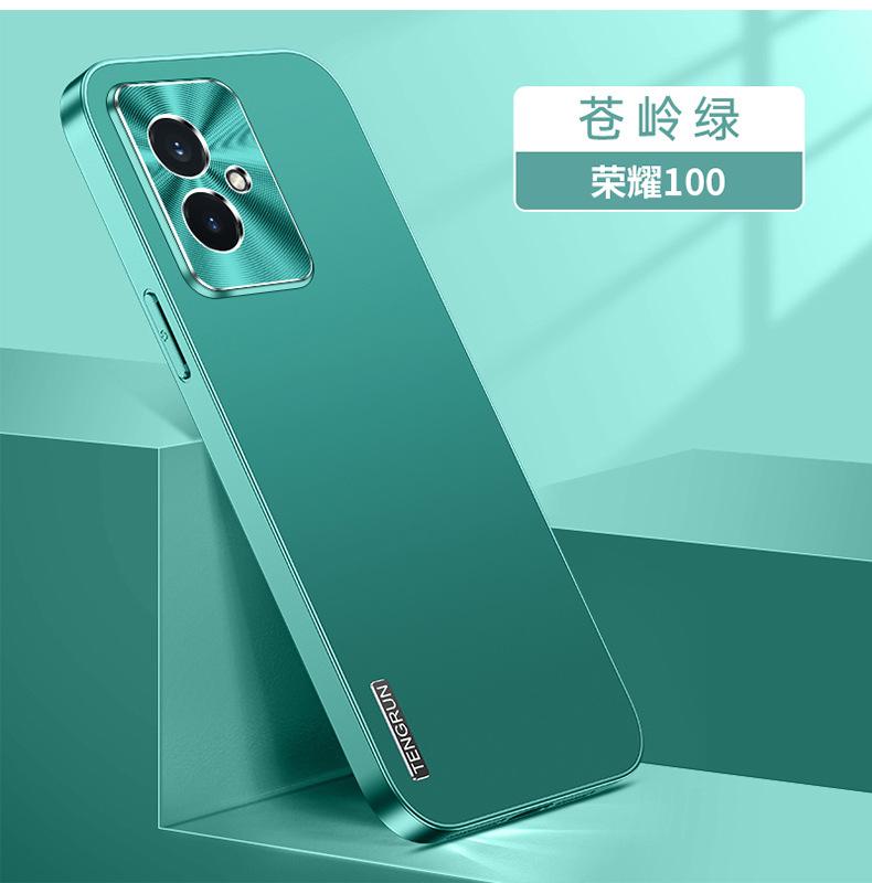 Tinta metálica fosca é adequada para capa de celular Honor 100 criativa magic5 lente de metal x40 anti-queda 90 capa protetora