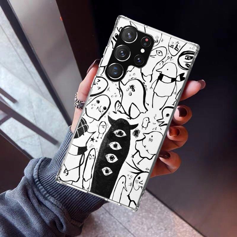 Oyasumi Punpun Phone Case For Samsung Galaxy S26 S25 Edge S24 S23 Ultra S22 Plus S21 S20 FE Soft TPU Back Cover Funda Galaxy S25