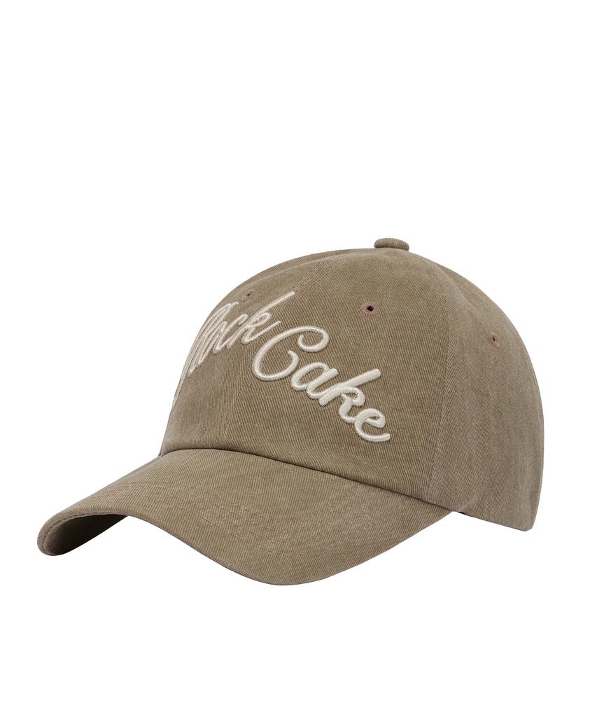 ROCKCAKE Script Pigment Ball Cap - Beige