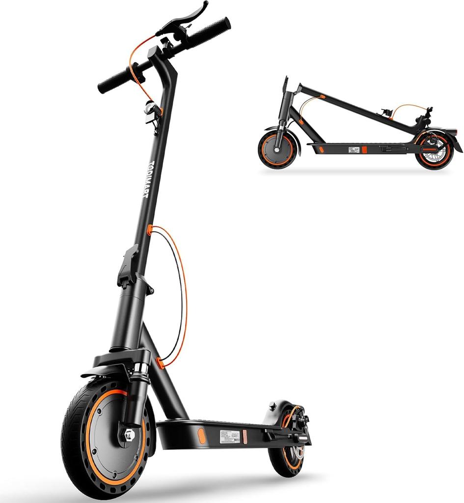 TODIMART T3 E Scooter mit Straßenzulassung, 30 km Reichweite, 350W Motor, 8,5 Zoll Wabenreifen, Duales Bremssystem E Roller für Erwachsene, Smart APP