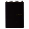 Maruman B6 Notebook Mnemosyne 7mm Ruled N196A Black     Durable, Sleek Design, Perfect for Work