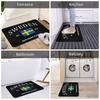Sweden Flag Doormat Non-Slip Bathroom Kitchen Mat Garden Garage Door Floor Entrance Carpet Rug