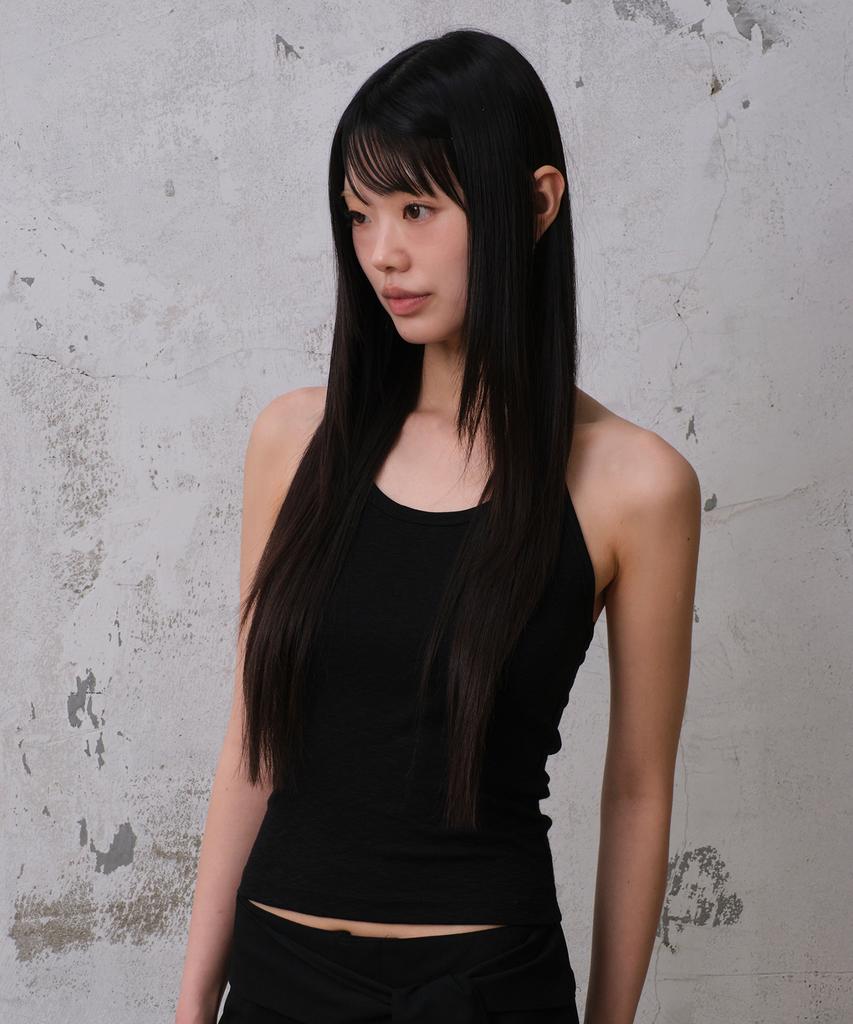 Daibeuinumeon Halter Neck Strap Top (Black)