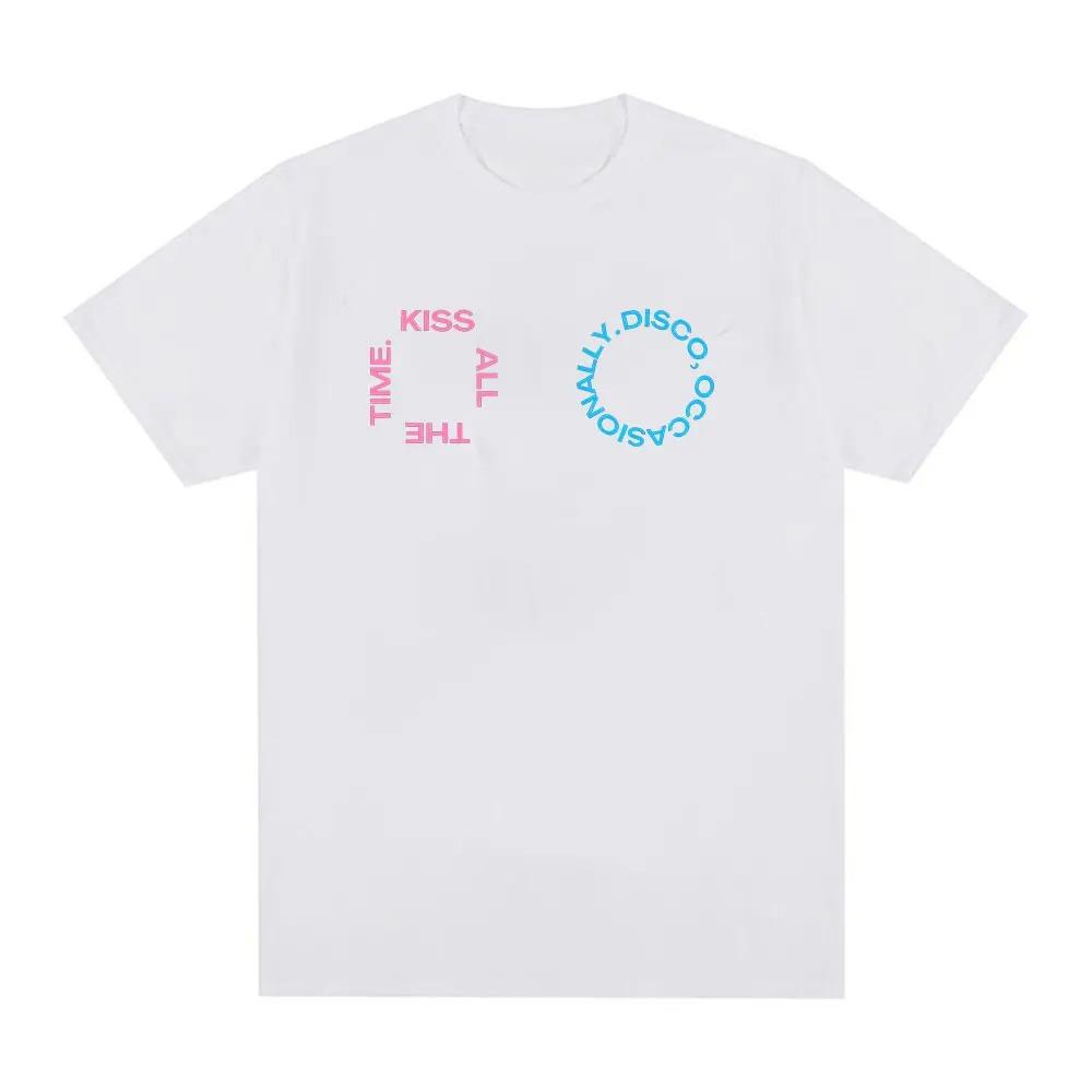 Harry Styles Kiss All The Time Disco Occasionally 2026 Tour Graphic TShirt Unisex Harajuku Style Loose Cotton TShirt