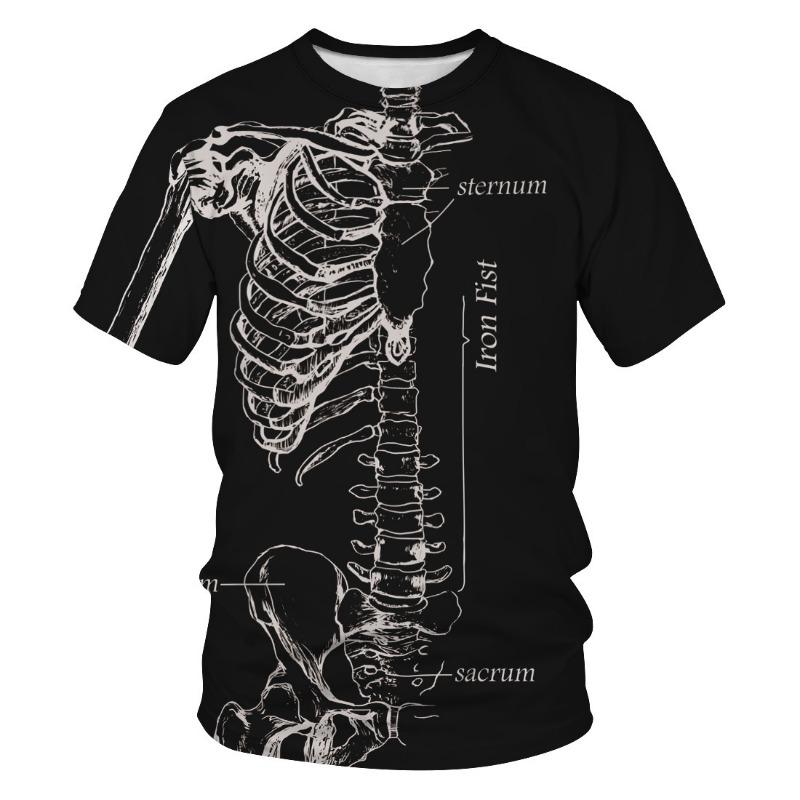 Animal 3D Digital Personalized Printed Casual Fashionable Round Neck Short Sleeved T-shirt