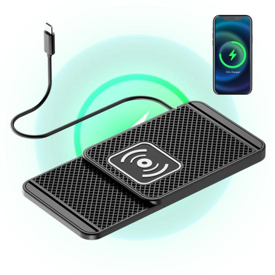 20W Draadloze Oplaadmat voor Telefoon Auto-oplader Overspanningsbeveiliging Universele Intelligente Snelle Draadloze Telefoonoplader