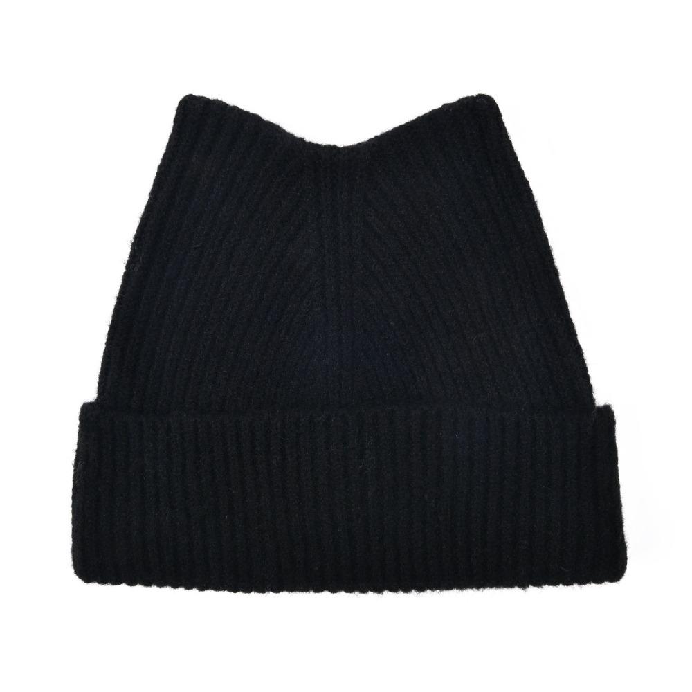 Warm Cat Ear Knitted Hat Solid Color Beanies Hat Ear-Protecting Wool Hat Ear Protection Hat