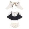 Niannyyhouse 20cm Plush Toy Clothes Black Dress Scarf Shorts Cotton Doll Dress-Up Doll Accessories