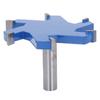 Freză de canelat tip T cu 6 muchii 12mm coadă dreaptă bit de freză pentru canelat unealtă pentru prelucrarea lemnului