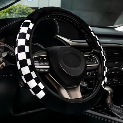 Car Auto Truck Steering Wheel Cover Anti Slip Warm Fluffy Interior Accessories