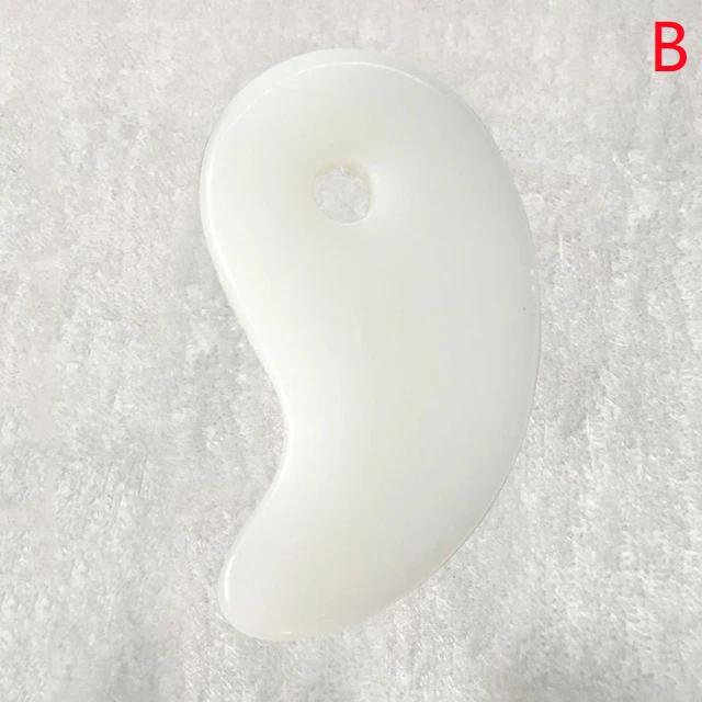 Natural Resin Jade Stone Gua Sha Gouache Scraper Massager for Face Body Facial Skin Lifting Wrinkle Remove Beauty SPA Care Tools