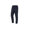 Li Ning Fitness Series Solid Color Straight Leg Ice Feel Moisture Wicking Knitted Sports Pants Men Bottoms Dark-Blue AKYU413-9