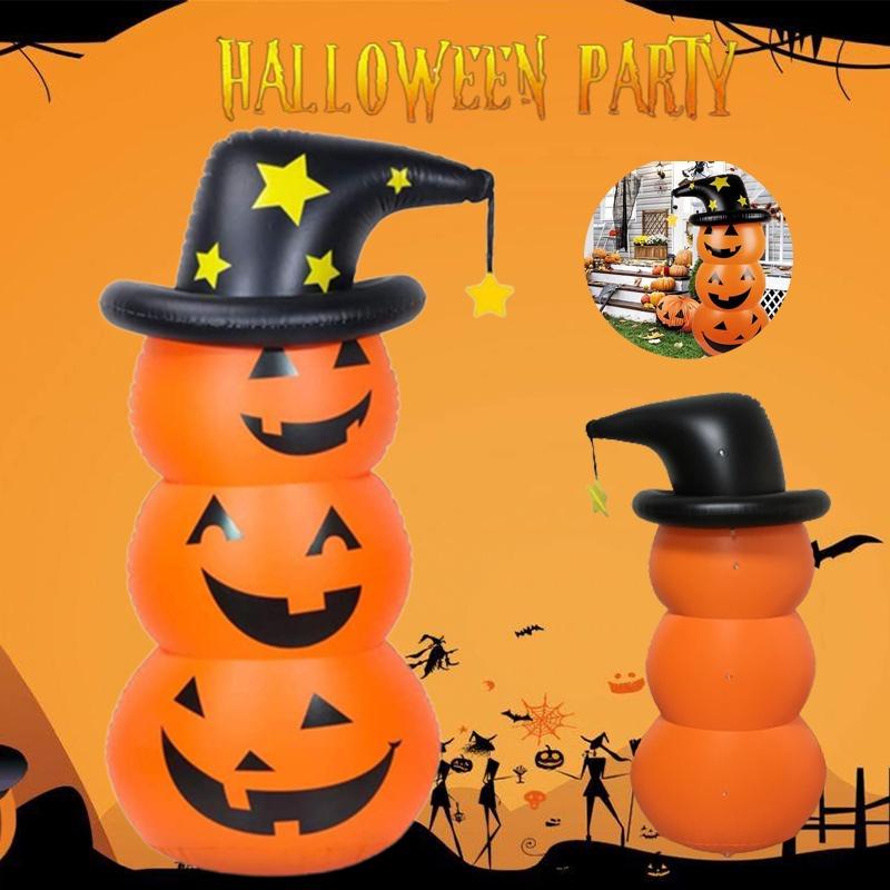Lustiges und sicheres Kinderspielzeug Halloween aufblasbarer Kürbis-Wackelfigur